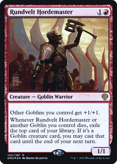Rundvelt Hordemaster [Dominaria United Prerelease Promos]-1