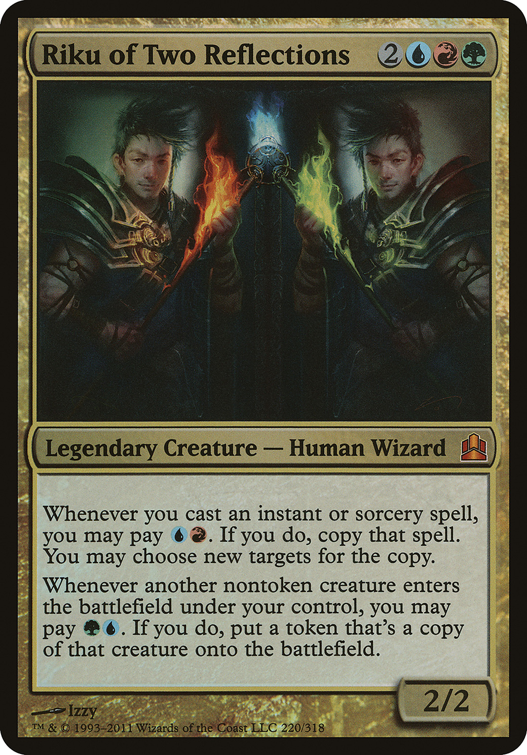 Riku of Two Reflections (Oversized) [Commander 2011 Oversized]-1