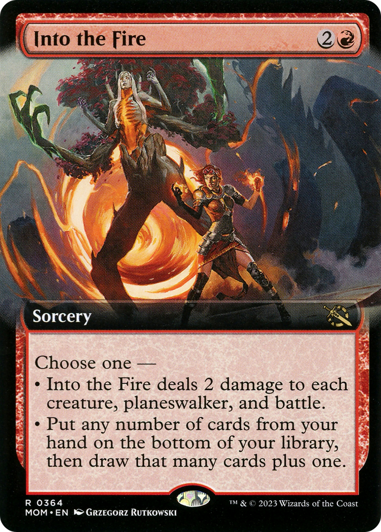 Into the Fire (Extended Art) [March of the Machine]-1