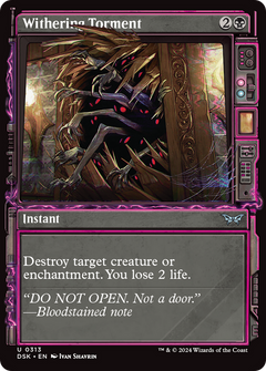 Withering Torment (Showcase) (DSK-313) - Duskmourn: House of Horror: (Showcase)-1