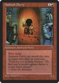 Ambush Party (Eron Flavor Text) [Homelands]-1