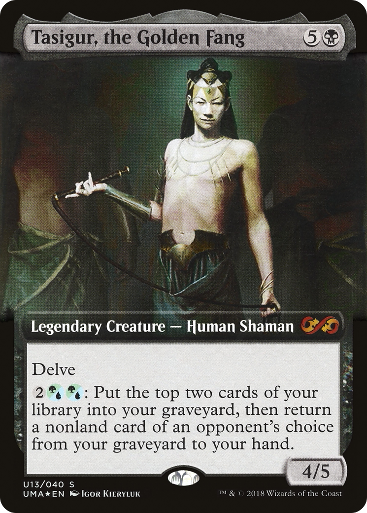 Tasigur, the Golden Fang (Topper) [Ultimate Masters Box Topper]-1