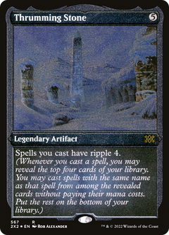 Thrumming Stone (Foil Etched) [Double Masters 2022]-1