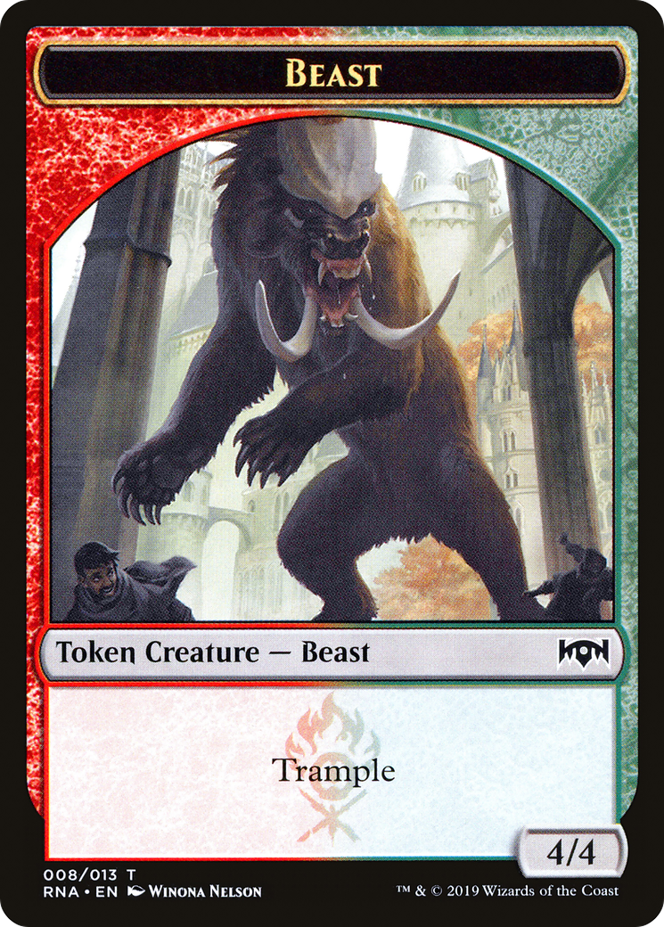 Beast Token [Ravnica Allegiance Tokens]-1