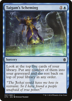 Taigam's Scheming [Khans of Tarkir]-1