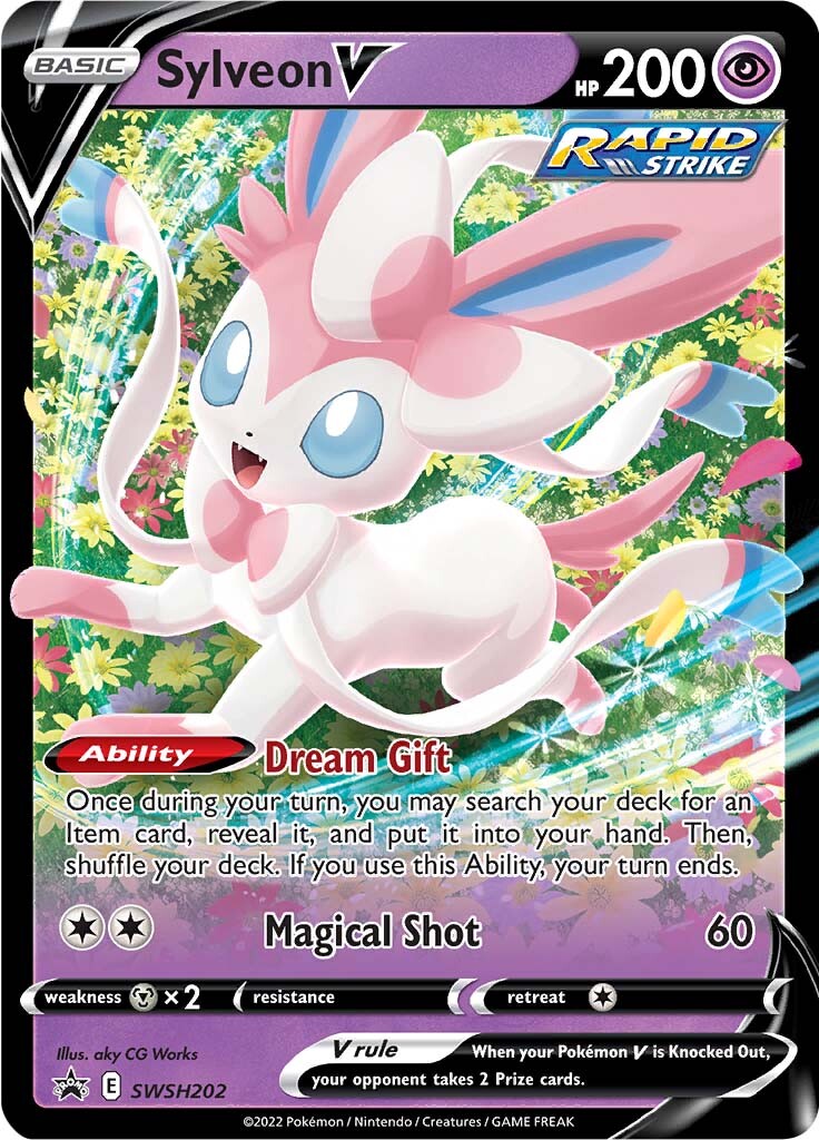 Sylveon V (SWSH202) [Sword & Shield: Black Star Promos]-1