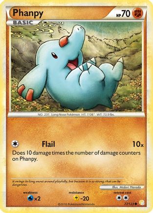 Phanpy (77/123) [HeartGold & SoulSilver: Base Set]-1