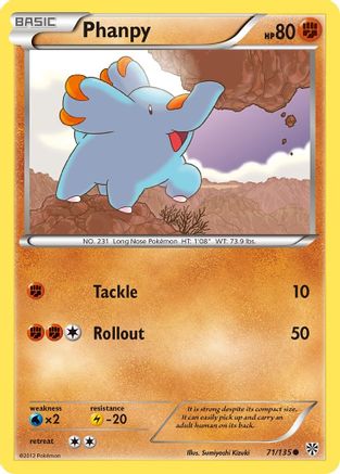 Phanpy (71/135) [Black & White: Plasma Storm]-1