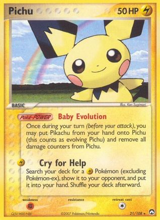Pichu (21/108) [EX: Power Keepers]-1