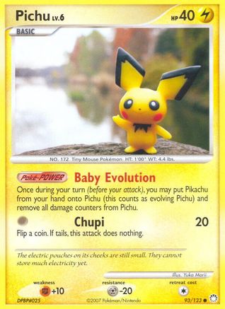 Pichu (93/123) [Diamond & Pearl: Mysterious Treasures]-1