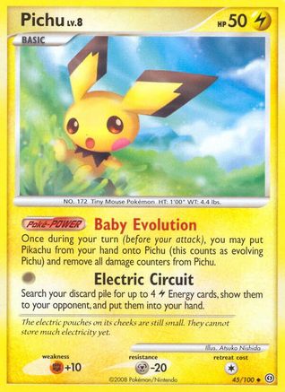 Pichu (45/100) [Diamond & Pearl: Stormfront]-1
