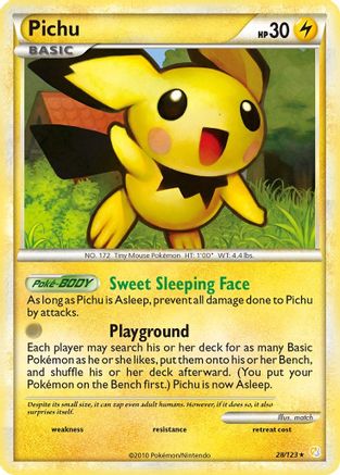 Pichu (28/123) [HeartGold & SoulSilver: Base Set]-1