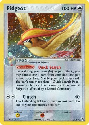 Pidgeot (10/112) [EX: FireRed & LeafGreen]-1