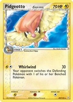 Pidgeotto (49/110) (Delta Species) (Stamped) [EX: Holon Phantoms]-1