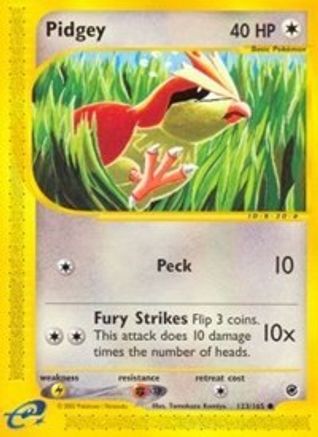 Pidgey (123/165) [Expedition: Base Set]-1