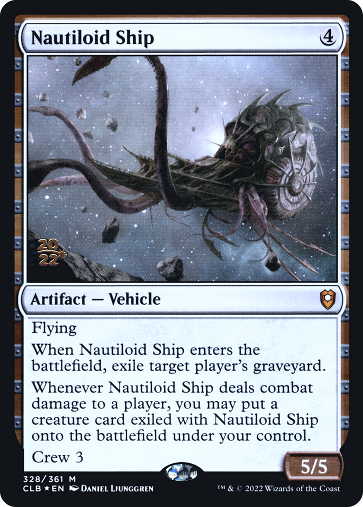 Nautiloid Ship [Commander Legends: Battle for Baldur's Gate Prerelease Promos]-1