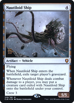 Nautiloid Ship [Commander Legends: Battle for Baldur's Gate Prerelease Promos]-1