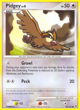 Pidgey (99/132) [Diamond & Pearl: Secret Wonders]-1