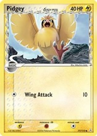 Pidgey (77/110) (Delta Species) [EX: Holon Phantoms]-1