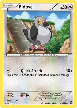 Pidove (84/114) [Black & White: Base Set]-1