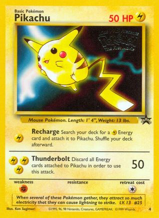 Pikachu (4) [Wizards of the Coast: Black Star Promos]-1