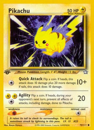 Pikachu (70/111) [Neo Genesis 1st Edition]-1