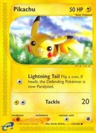 Pikachu (124/165) [Expedition: Base Set]-1