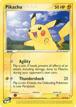 Pikachu (43/95) [EX: Team Magma vs Team Aqua]-1
