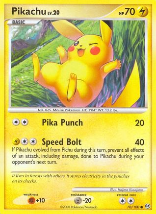 Pikachu (70/100) [Diamond & Pearl: Stormfront]-1