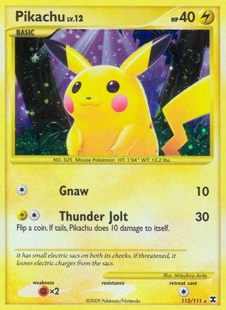 Pikachu (112/111) [Platinum: Rising Rivals]-1