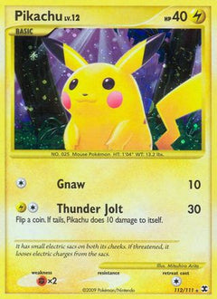 Pikachu (112/111) [Platinum: Rising Rivals]-1