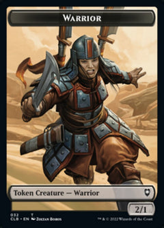 Warrior // Inkling Double-Sided Token [Commander Legends: Battle for Baldur's Gate Tokens]-1
