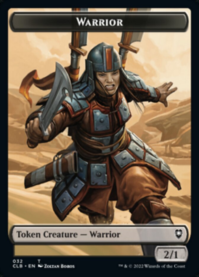 Warrior // Inkling Double-Sided Token [Commander Legends: Battle for Baldur's Gate Tokens]-1