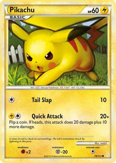 Pikachu (78/123) [HeartGold & SoulSilver: Base Set]-1