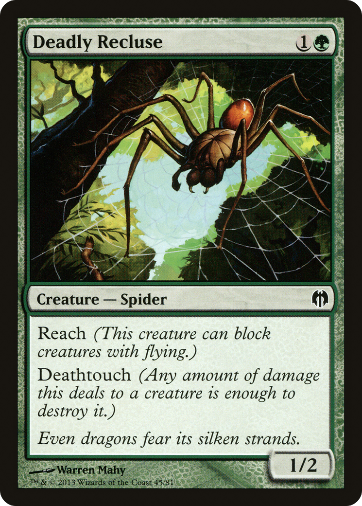 Deadly Recluse [Duel Decks: Heroes vs. Monsters]-1