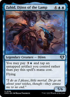 Zahid, Djinn of the Lamp (CMM-136) - Commander Masters Foil-1