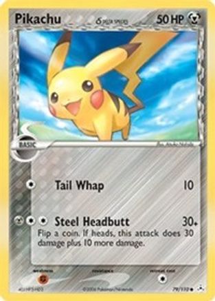 Pikachu (79/110) (Delta Species) [EX: Holon Phantoms]-1