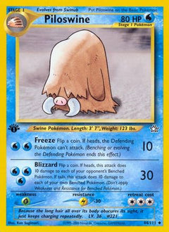 Piloswine (44/111) [Neo Genesis Unlimited]-1