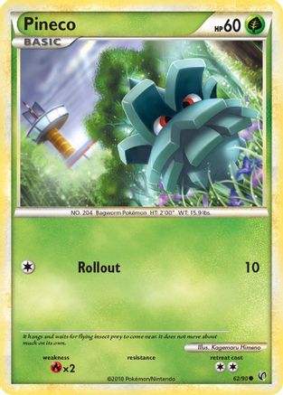 Pineco (62/90) [HeartGold & SoulSilver: Undaunted]-1
