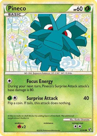 Pineco (63/90) [HeartGold & SoulSilver: Undaunted]-1