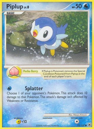 Piplup (72/100) [Diamond & Pearl: Majestic Dawn]-1