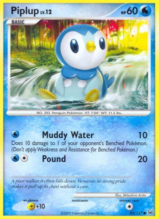 Piplup (85/127) [Platinum: Base Set]-1