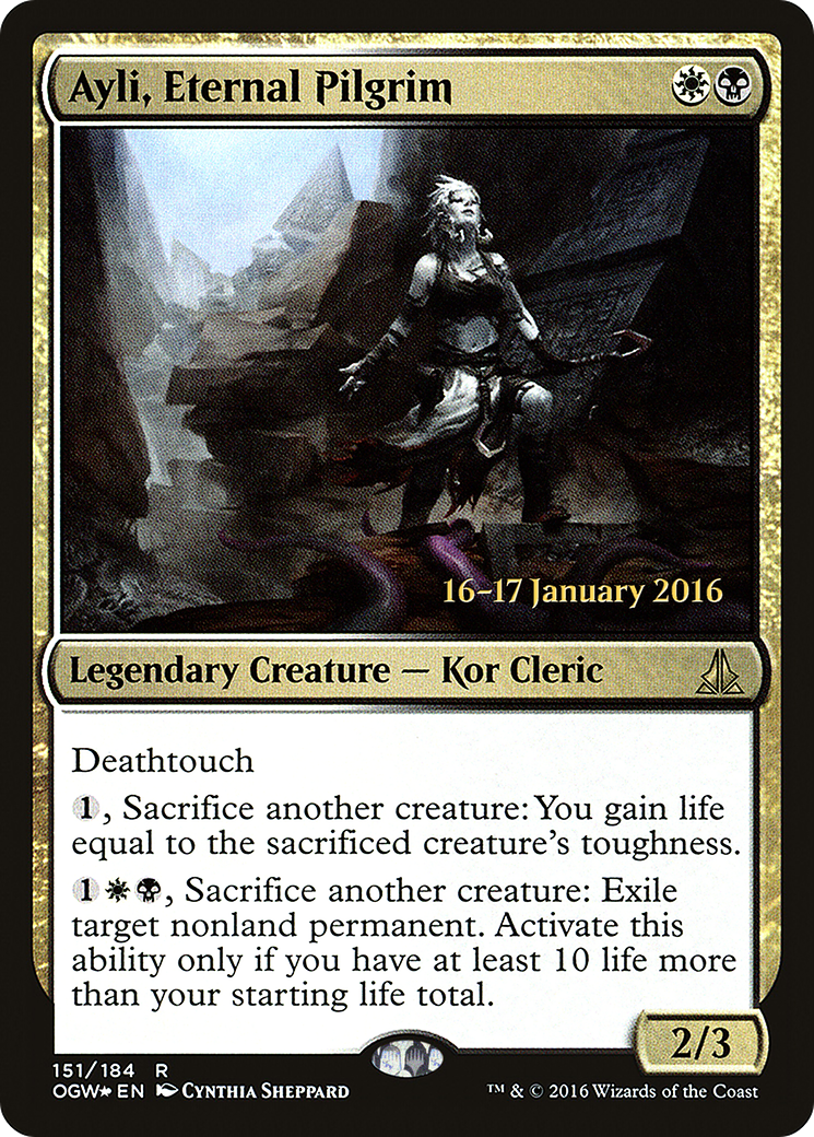 Ayli, Eternal Pilgrim [Oath of the Gatewatch Prerelease Promos]-1