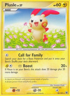 Plusle (28/100) [Diamond & Pearl: Majestic Dawn]-1