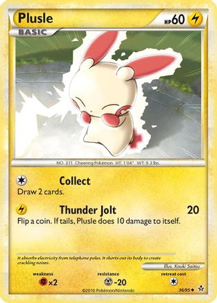 Plusle (36/95) [HeartGold & SoulSilver: Unleashed]-1