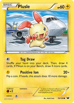 Plusle (39/108) [Black & White: Dark Explorers]-1