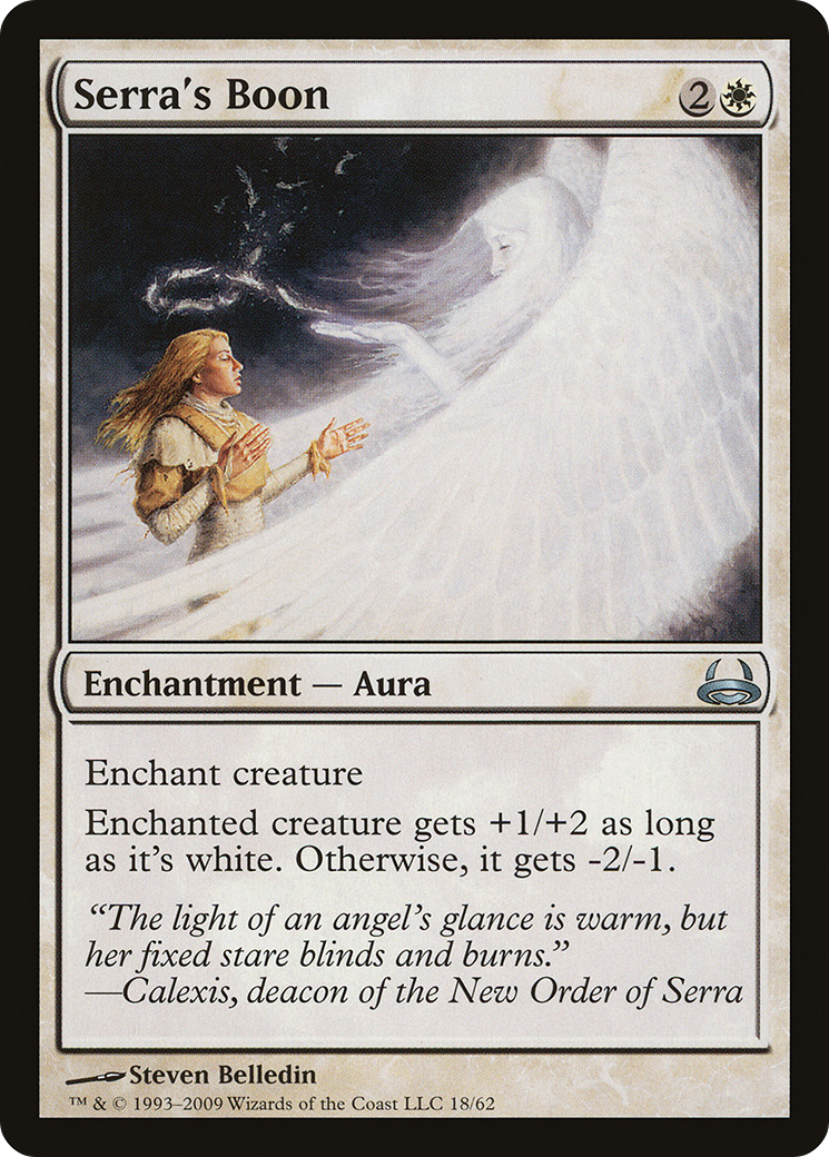 Serra's Boon [Duel Decks: Divine vs. Demonic]-1