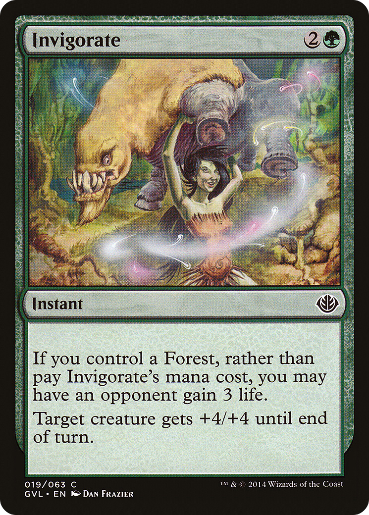 Invigorate (Garruk vs. Liliana) [Duel Decks Anthology]-1