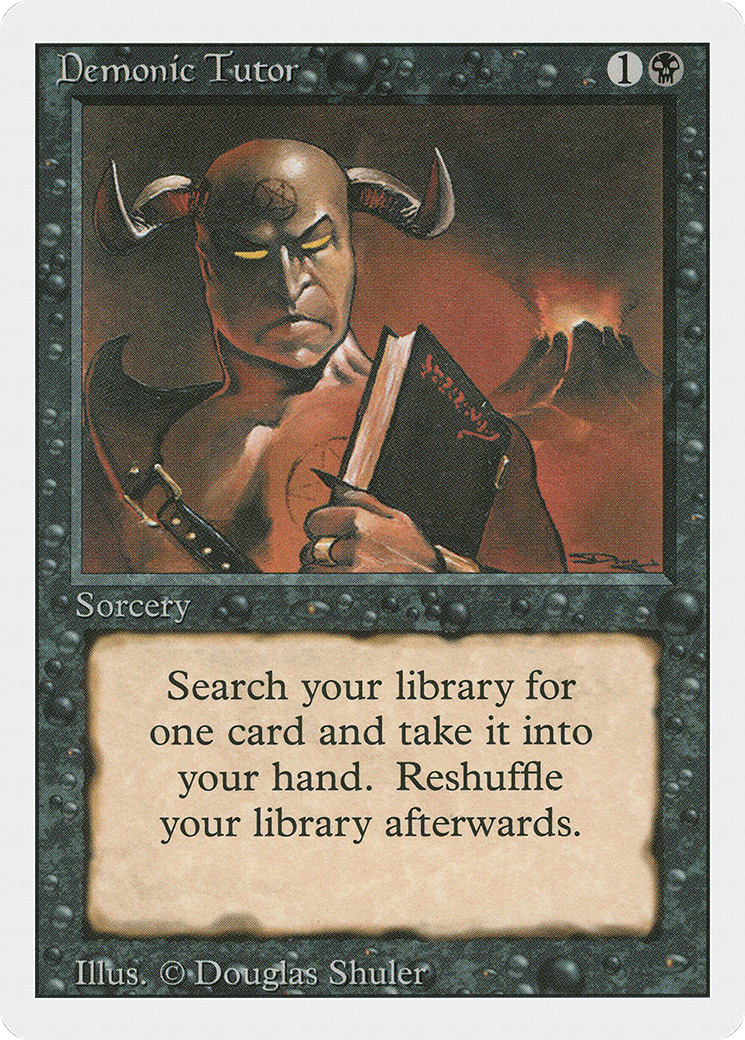 Demonic Tutor [Revised Edition]-1