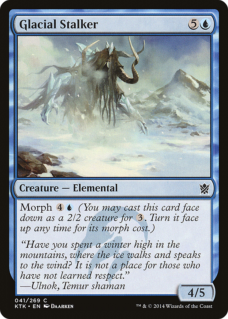 Glacial Stalker [Khans of Tarkir]-1